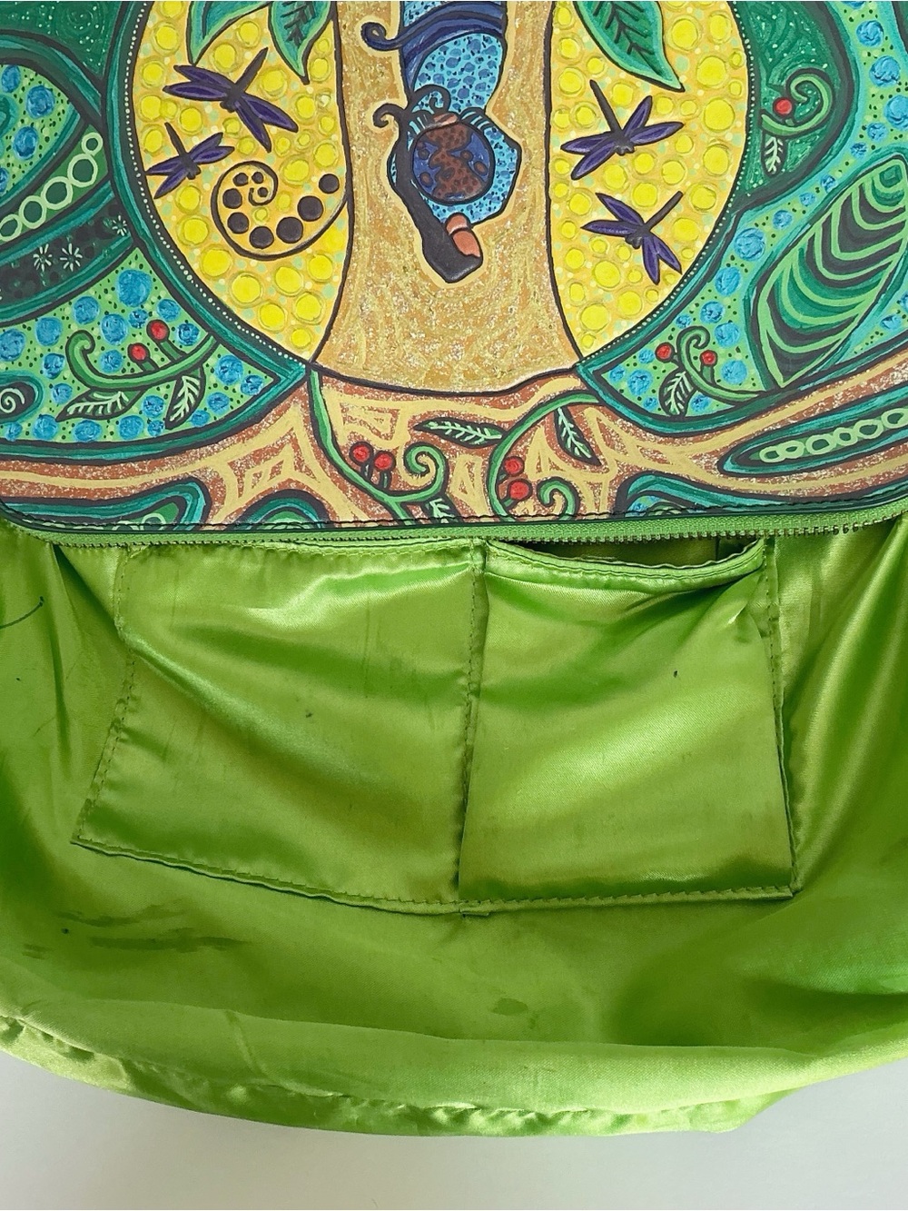 Leah Dorion Strong Earth Woman Art Bag 12” x 8.5” x 3.75” - Picture 16 of 16